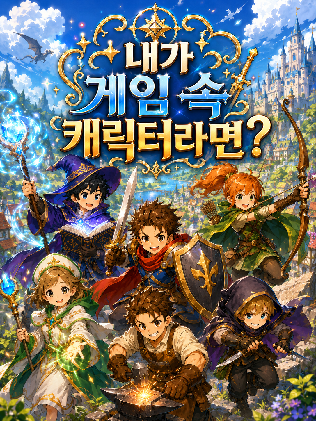 내가 게임 속 캐릭터라면? 표지