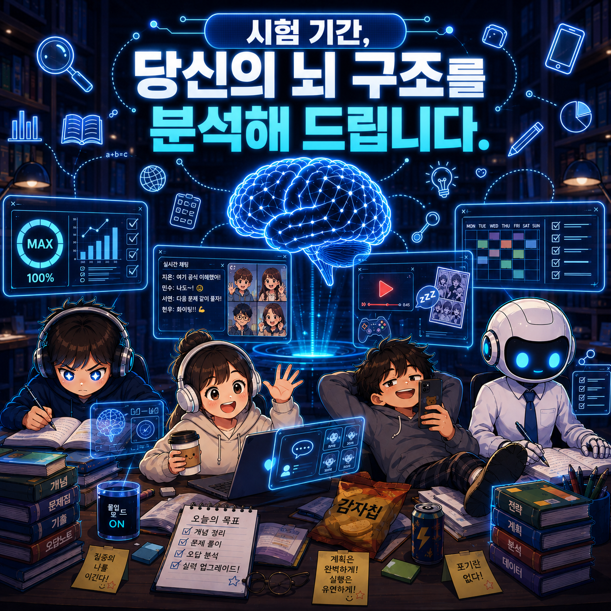 시험 기간, 당신의 뇌 구조를 분석해 드립니다! 표지